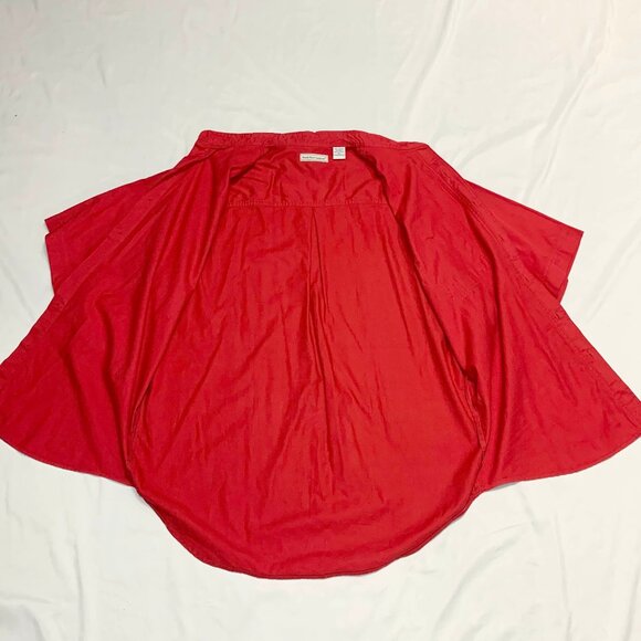 Vintage 90s Bugle Boy Company Red Short Sleeve Button Down Shirt Men's XL - Picture 8 of 8